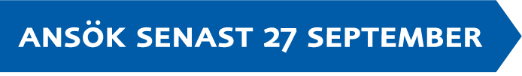 Ansök senast 27 september